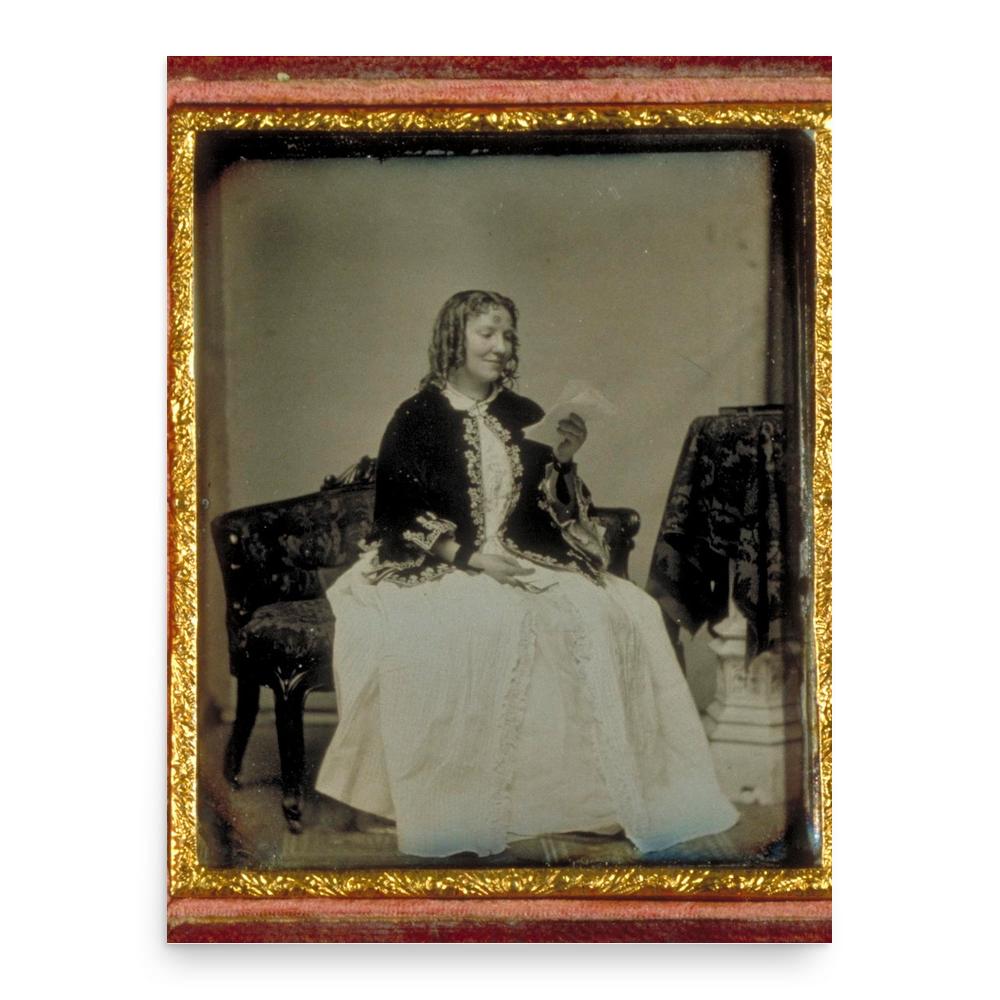 Anna Cora Mowatt poster print, in size 18x24 inches.