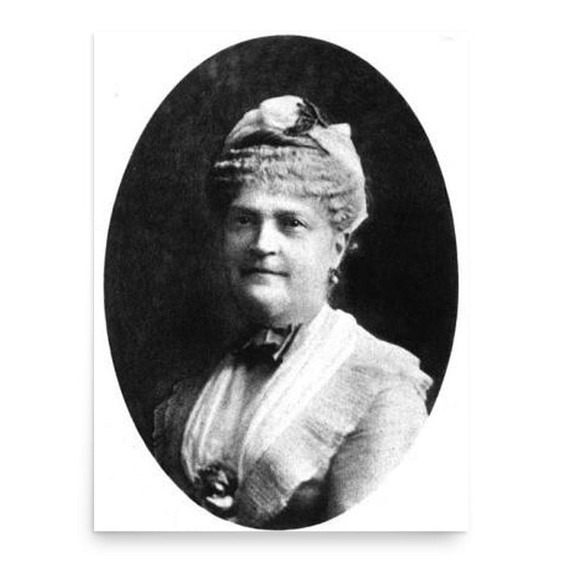 Anna Eliot Ticknor poster print, in size 18x24 inches.