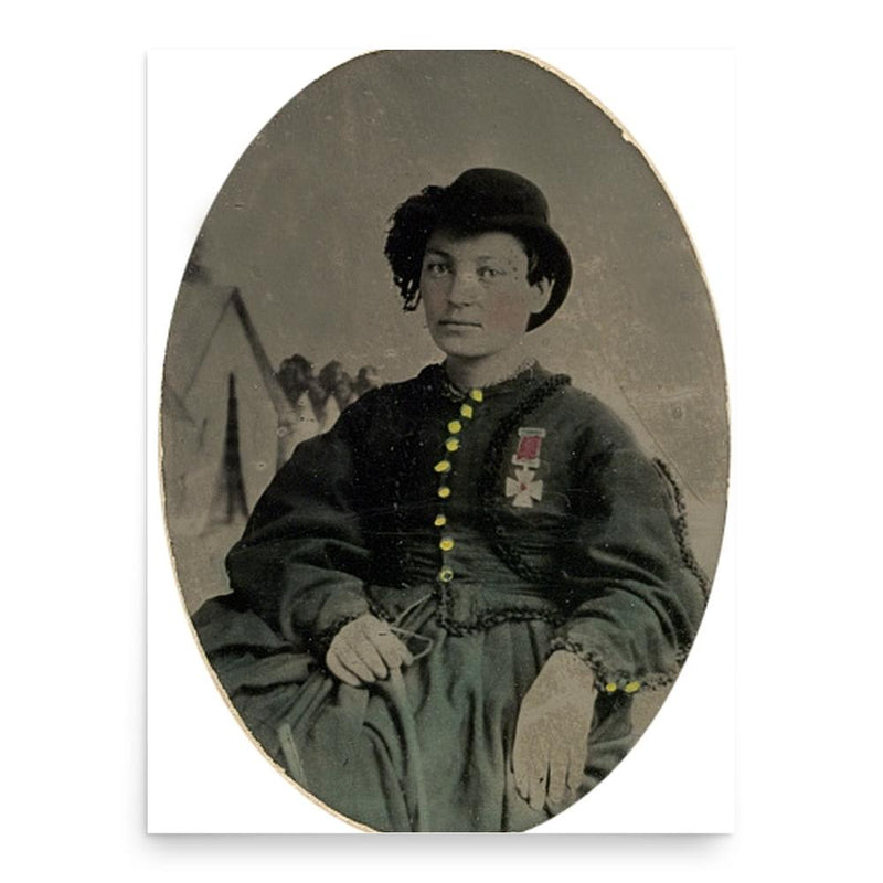 Anna Etheridge poster print, in size 18x24 inches.