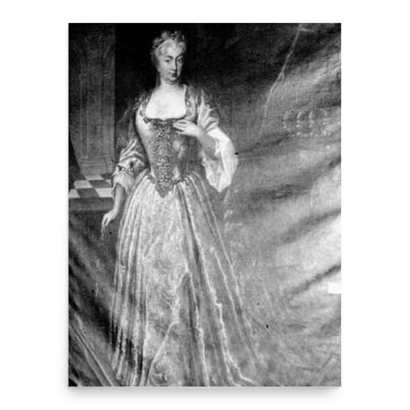 Anna Fredericka Philippine of Schleswig-Holstein-Sonderburg-Wiesenburg poster print, in size 18x24 inches.