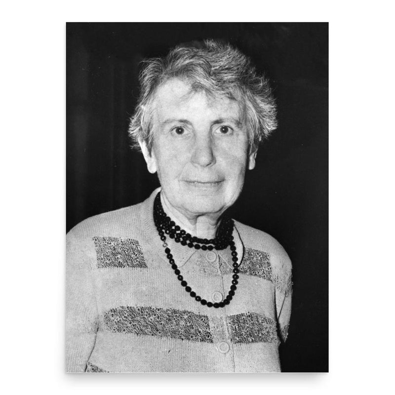 Anna Freud poster print, in size 18x24 inches.