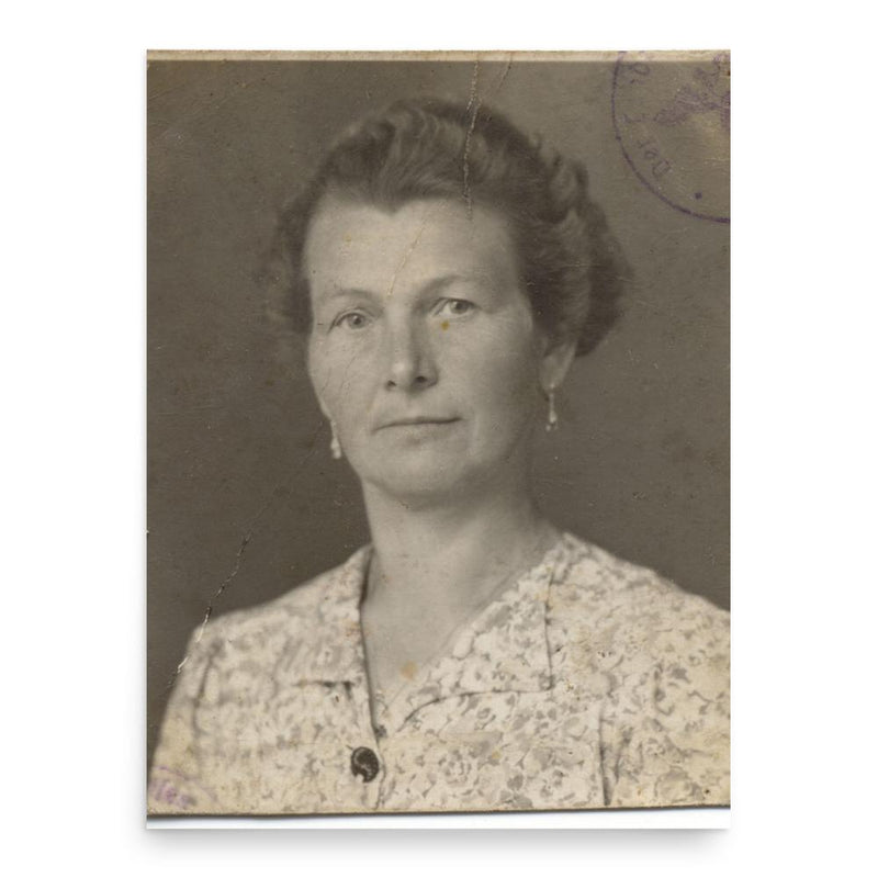 Anna Goldsteiner poster print, in size 18x24 inches.