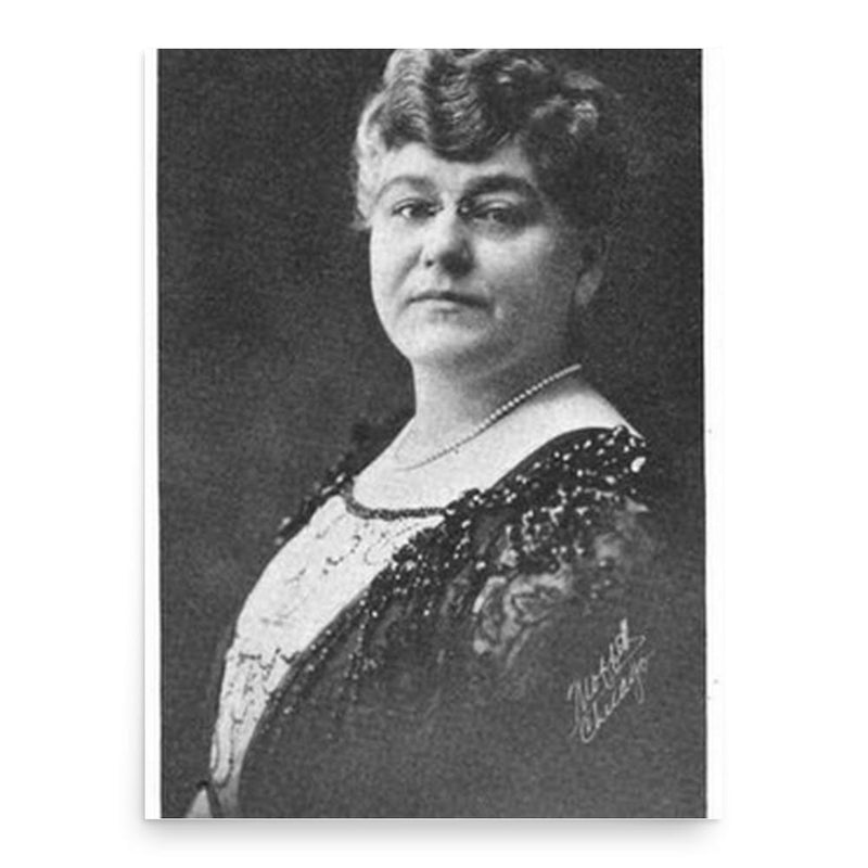 Anna Groff Bryant poster print, in size 18x24 inches.