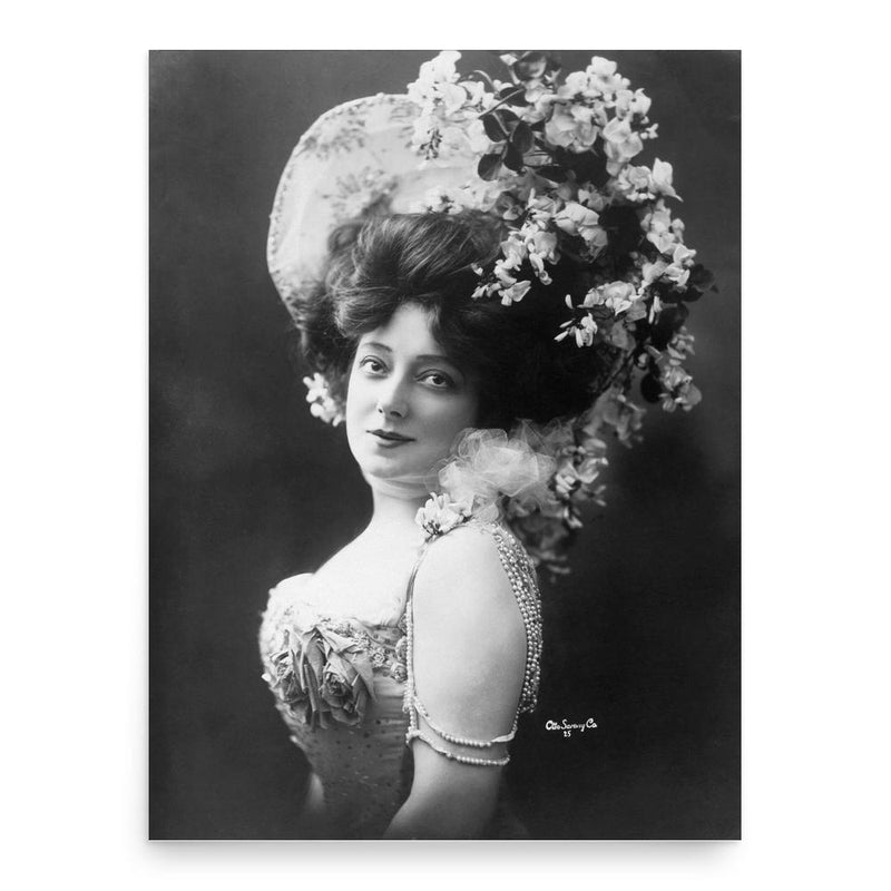 Anna Held poster print, in size 18x24 inches.