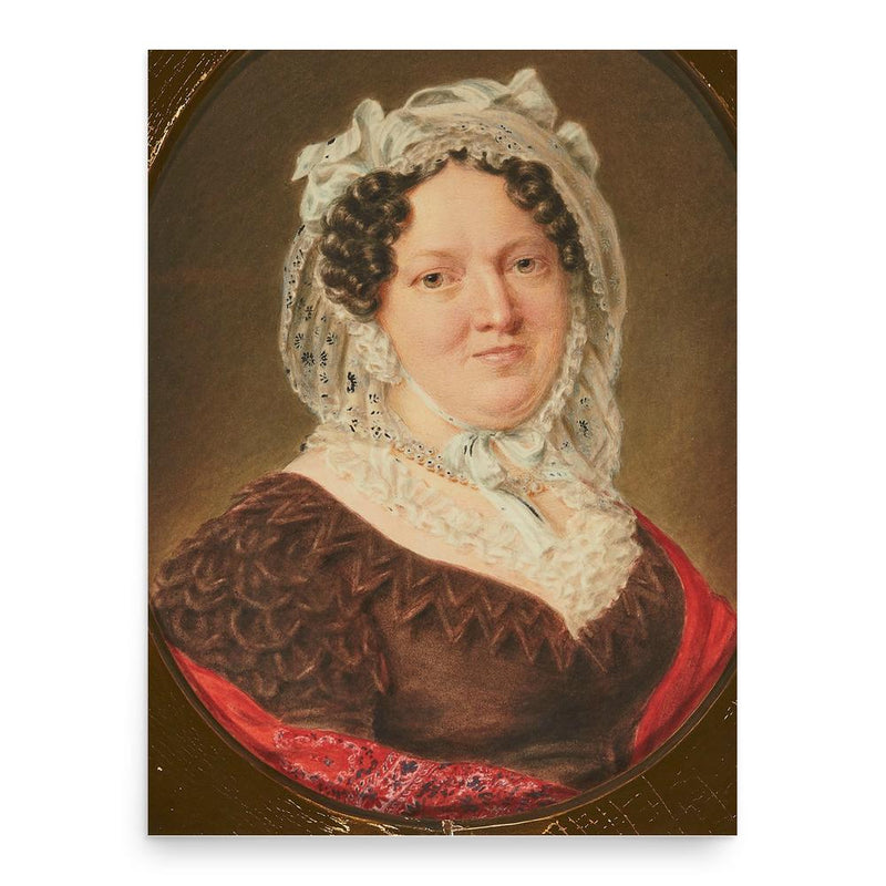 Anna Henriette Gossler poster print, in size 18x24 inches.