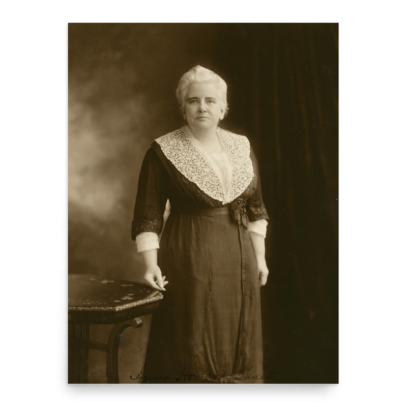 Anna Howard Shaw poster print, in size 18x24 inches.