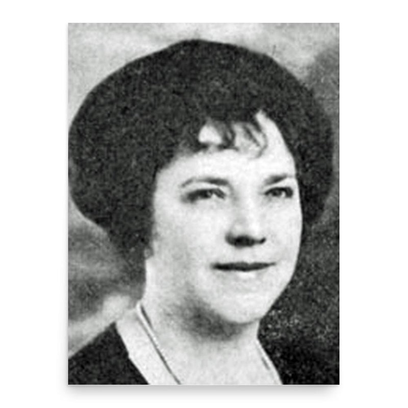 Anna Johnson Gates poster print, in size 18x24 inches.