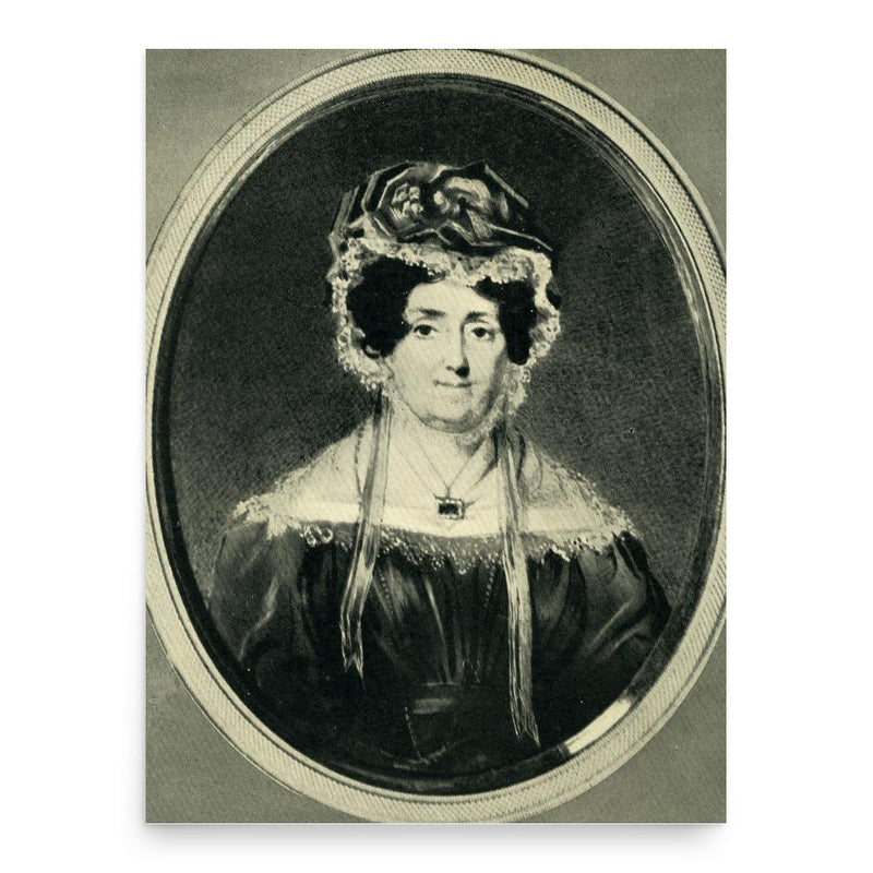 Anna Josepha King poster print, in size 18x24 inches.