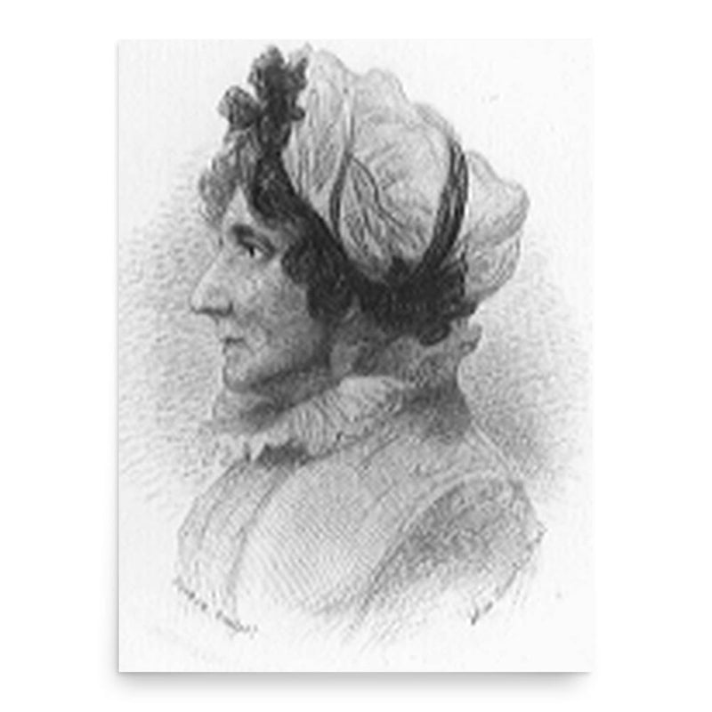 Anna Laetitia Barbauld poster print, in size 18x24 inches.