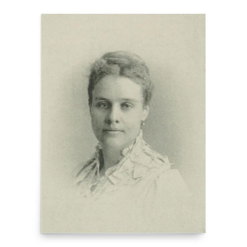 Anna Laurens Dawes poster print, in size 18x24 inches.