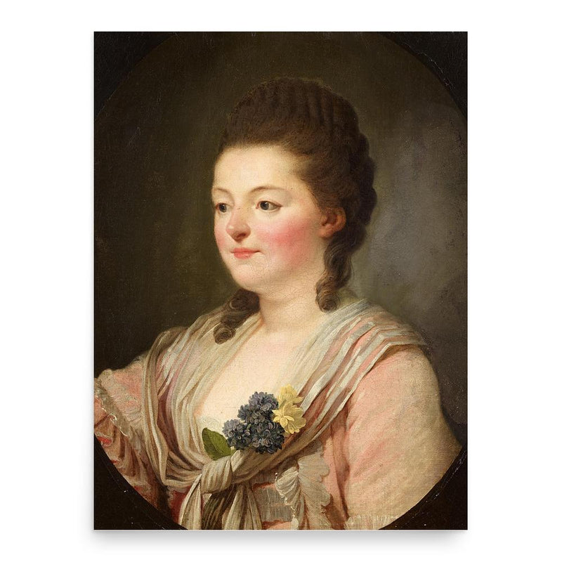 Anna Louisa Karsch poster print, in size 18x24 inches.