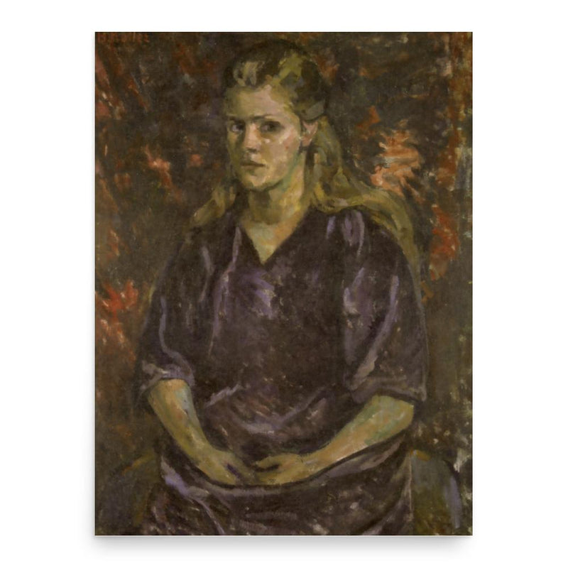 Anna Mahler poster print, in size 18x24 inches.