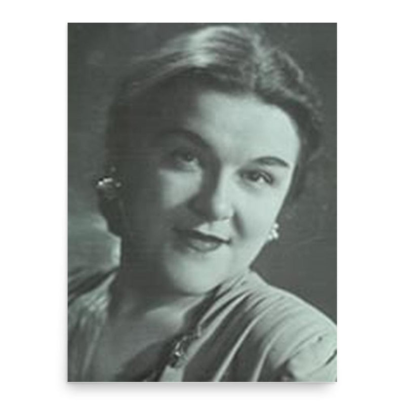 Anna Malenfant poster print, in size 18x24 inches.