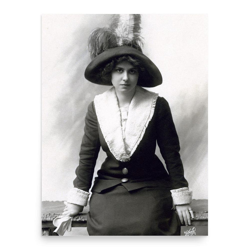 Anna Marcet Haldeman poster print, in size 18x24 inches.