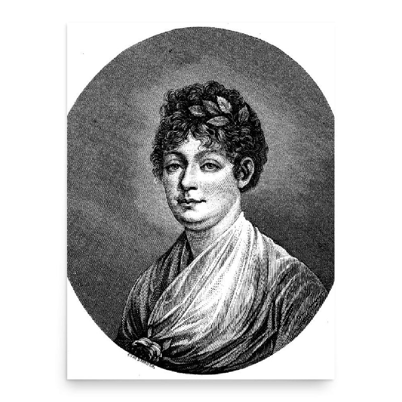 Anna Maria Lenngren poster print, in size 18x24 inches.