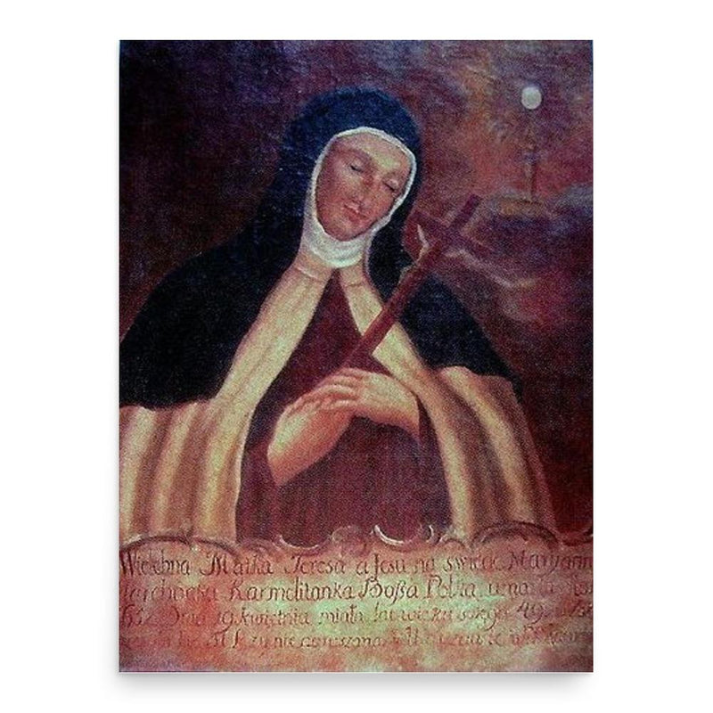 Anna Maria Marchocka poster print, in size 18x24 inches.