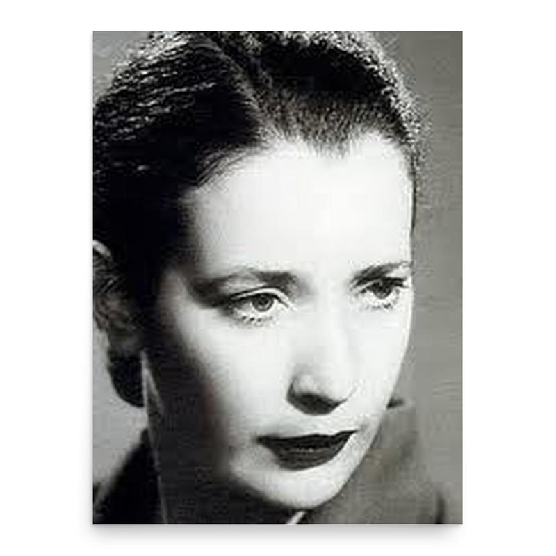 Anna Maria Ortese poster print, in size 18x24 inches.