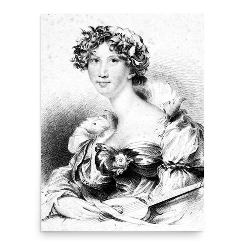 Anna Maria Porter poster print, in size 18x24 inches.