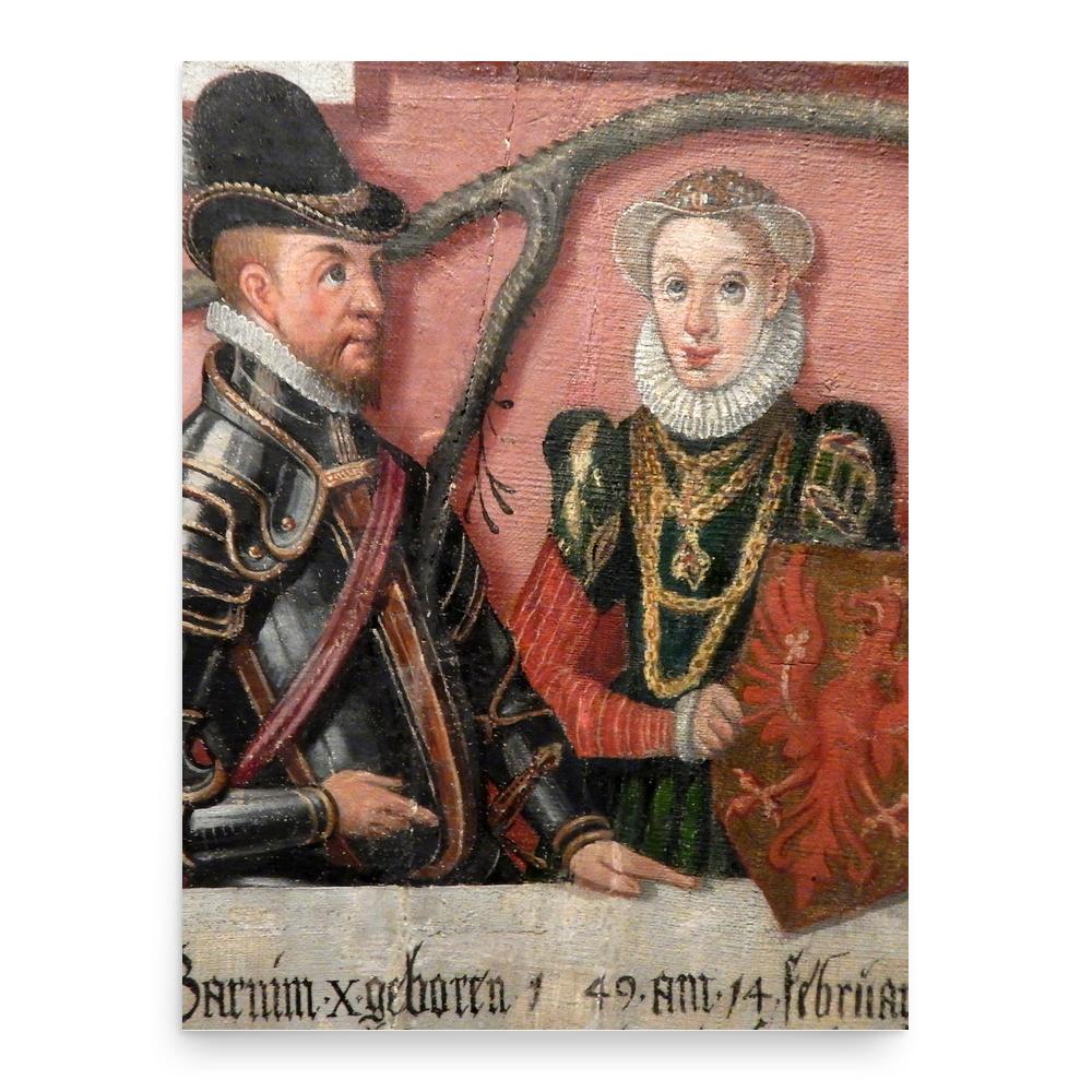 Anna Maria of Brandenburg poster print, in size 18x24 inches.