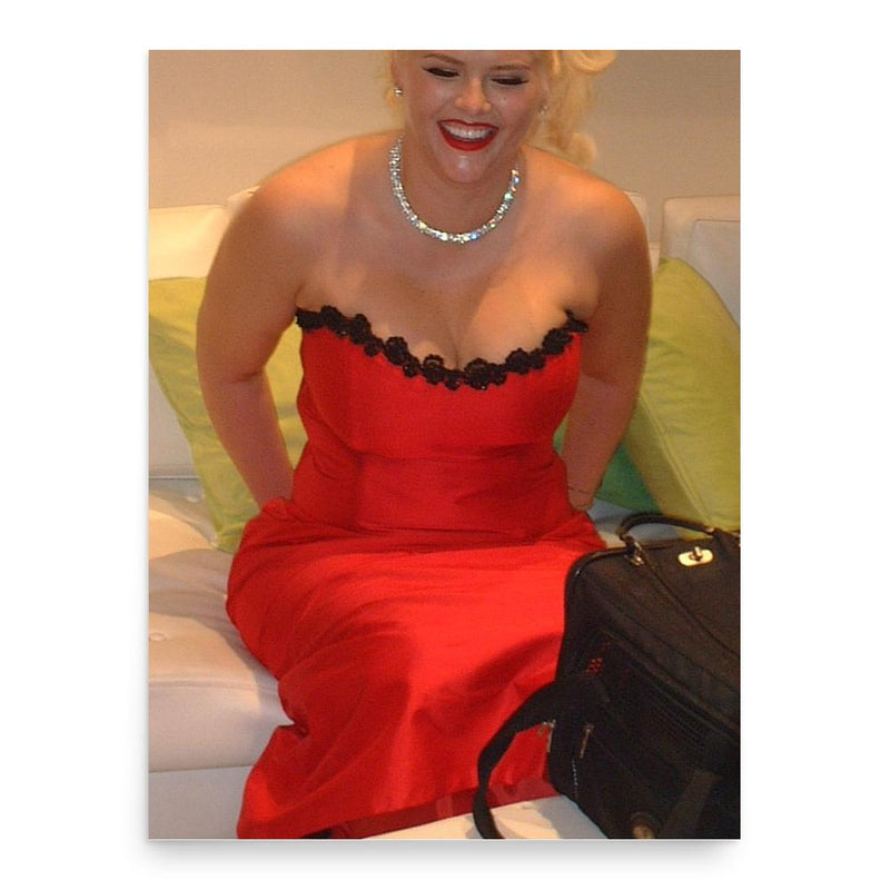 Anna Nicole Smith poster print, in size 18x24 inches.