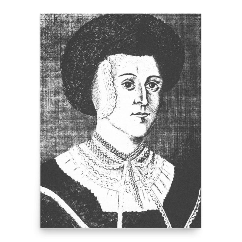 Anna Ovena Hoyer poster print, in size 18x24 inches.