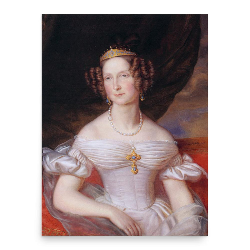 Anna Pavlovna of Russia poster print, in size 18x24 inches.
