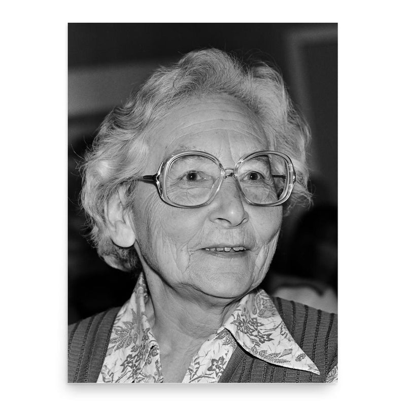 Anna Rutgers van der Loeff poster print, in size 18x24 inches.