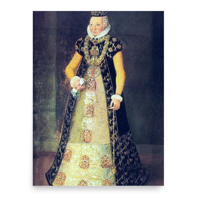 Anna Sophia of Prussia poster print, in size 18x24 inches.
