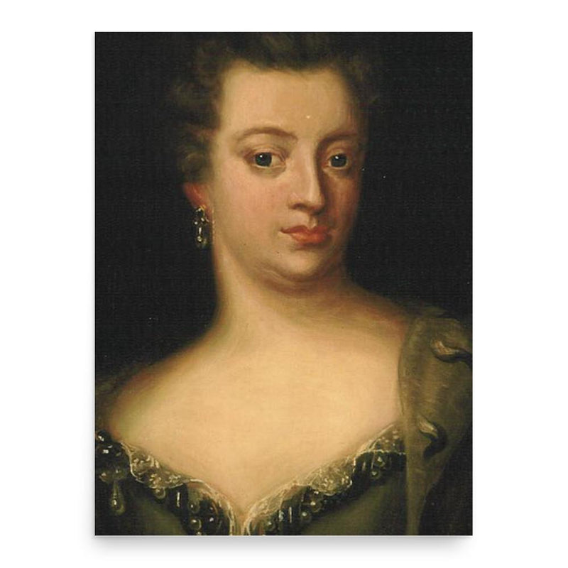 Anna Sophie Schack poster print, in size 18x24 inches.