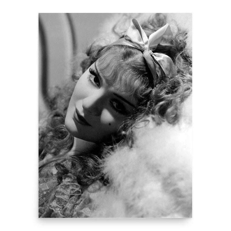 Anna Sten poster print, in size 18x24 inches.