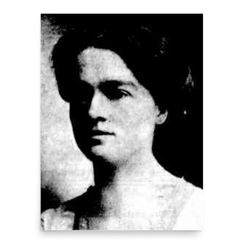 Anna Teresa Brennan poster print, in size 18x24 inches.
