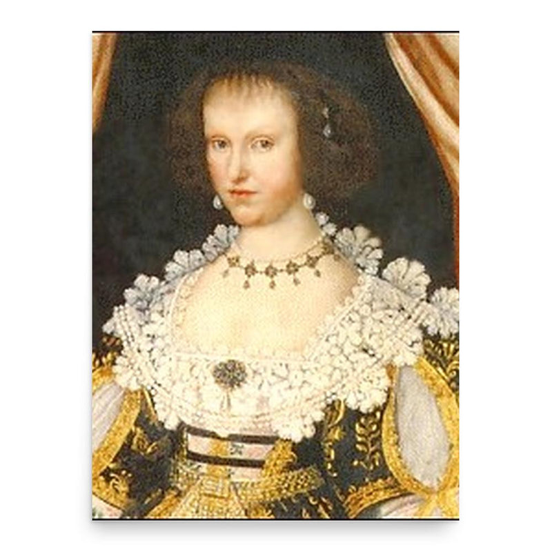 Anna Vasa of Sweden poster print, in size 18x24 inches.