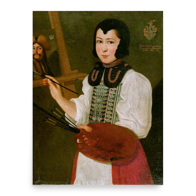 Anna Waser poster print, in size 18x24 inches.