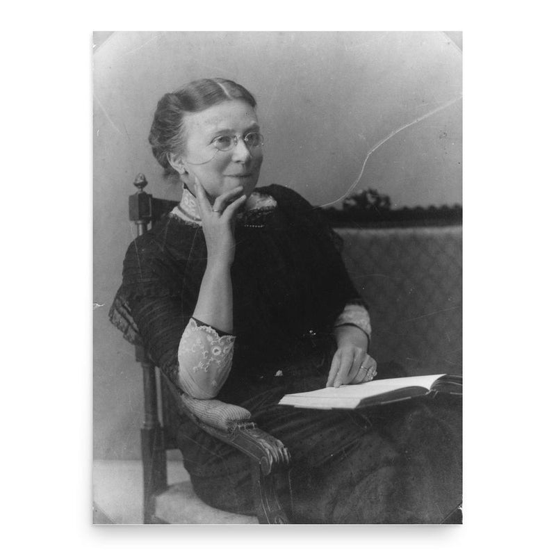 Anna Weber-van Bosse poster print, in size 18x24 inches.