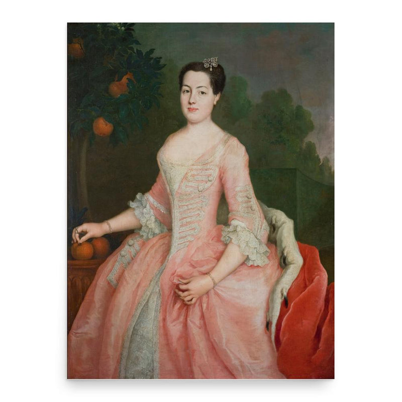Anna Wilhelmine of Anhalt-Dessau poster print, in size 18x24 inches.