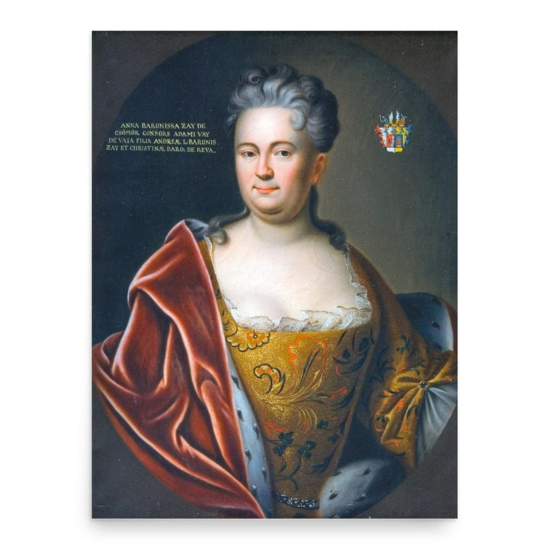 Anna Zay poster print, in size 18x24 inches.
