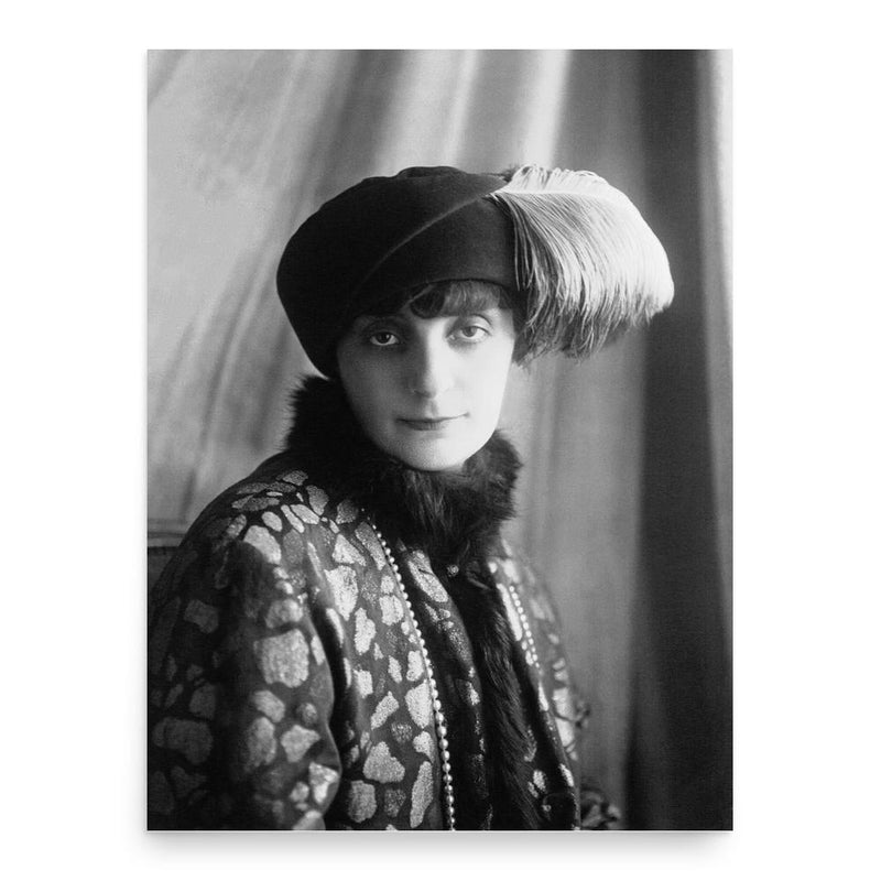 Anna de Noailles poster print, in size 18x24 inches.