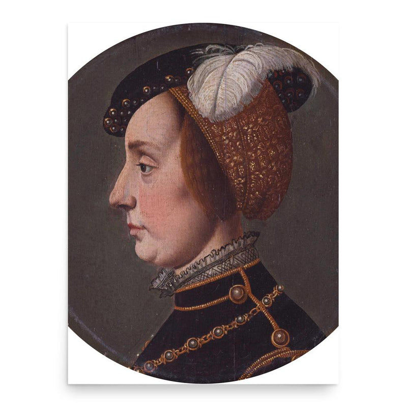 Anna of Lorraine poster print, in size 18x24 inches.