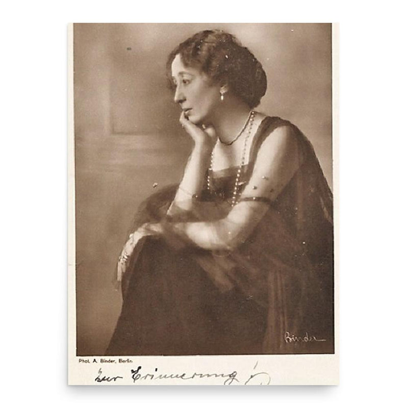 Anna von Palen poster print, in size 18x24 inches.