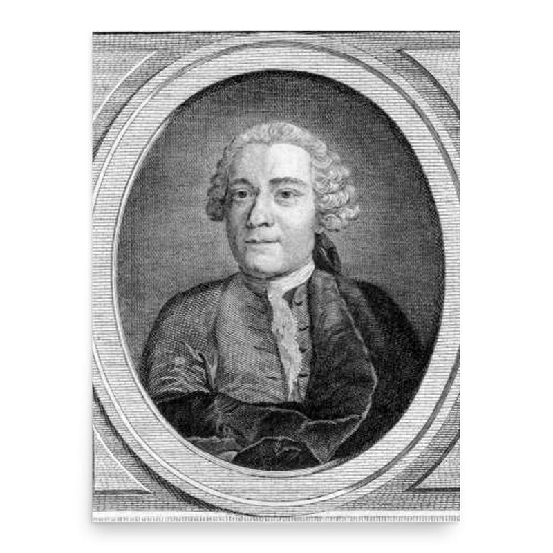 Anne-Gabriel Meusnier de Querlon poster print, in size 18x24 inches.