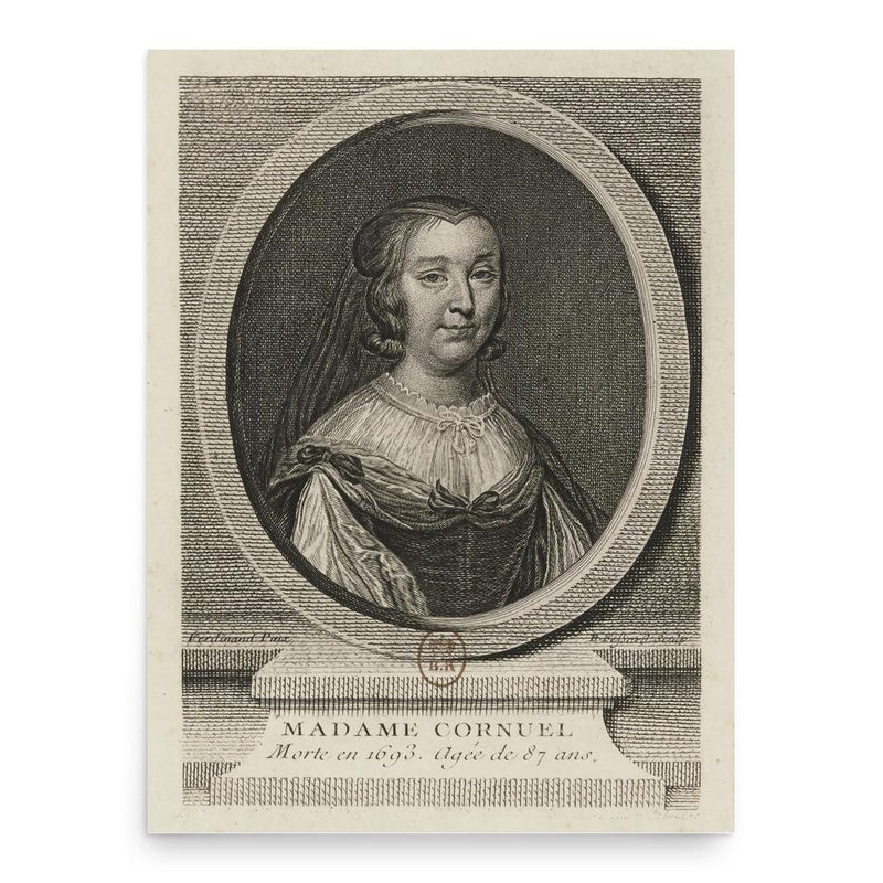 Anne-Marie Bigot de Cornuel poster print, in size 18x24 inches.