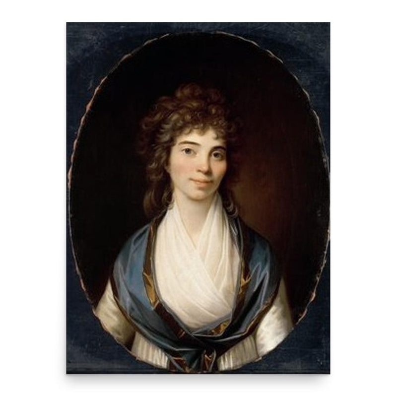 Anne Cathrine Collett poster print, in size 18x24 inches.