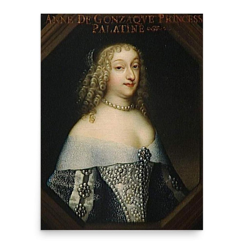 Anne Gonzaga poster print, in size 18x24 inches.