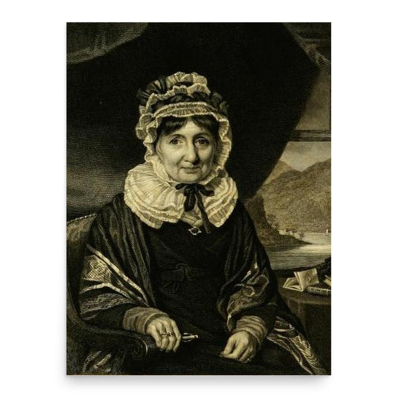 Anne Grant poster print, in size 18x24 inches.