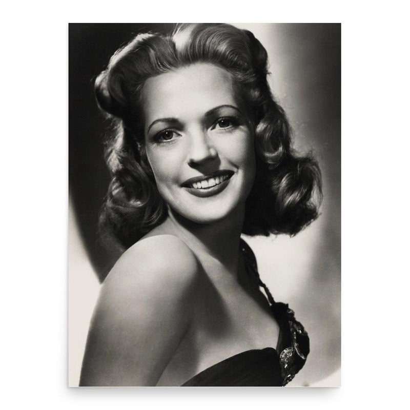 Anne Gwynne poster print, in size 18x24 inches.