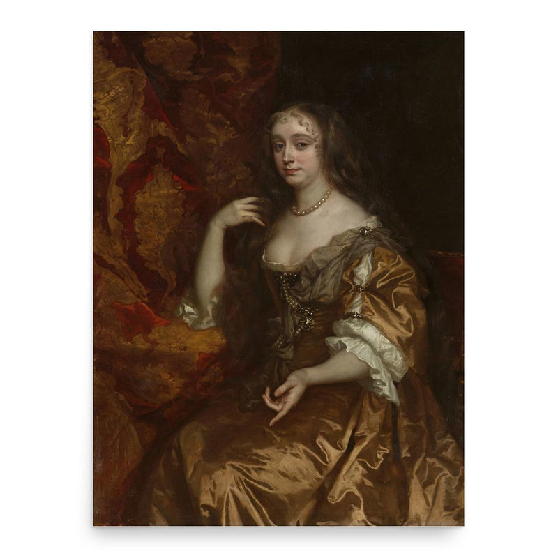 Anne Hyde poster print, in size 18x24 inches.