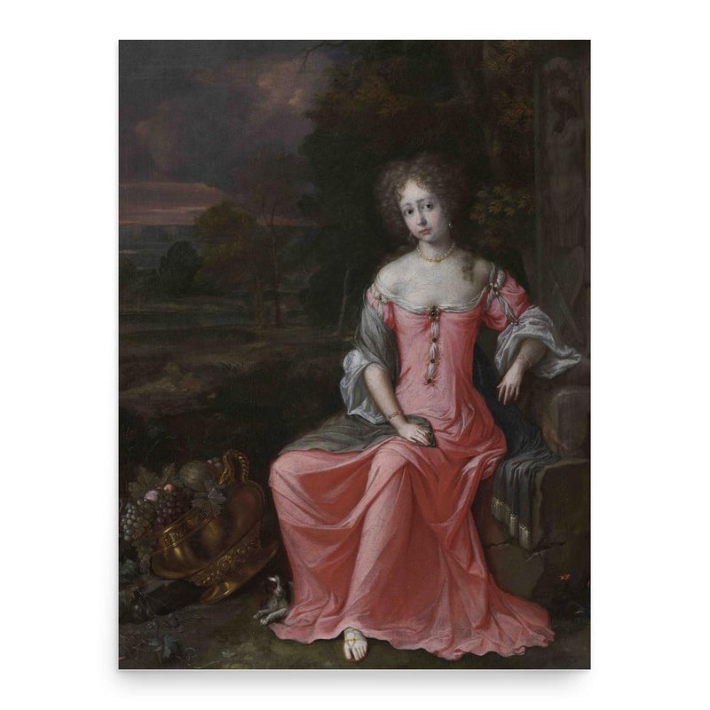 Anne Killigrew poster print, in size 18x24 inches.