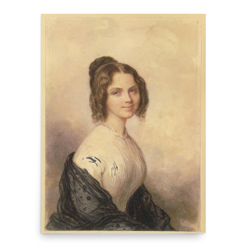 Anne Lynch Botta poster print, in size 18x24 inches.