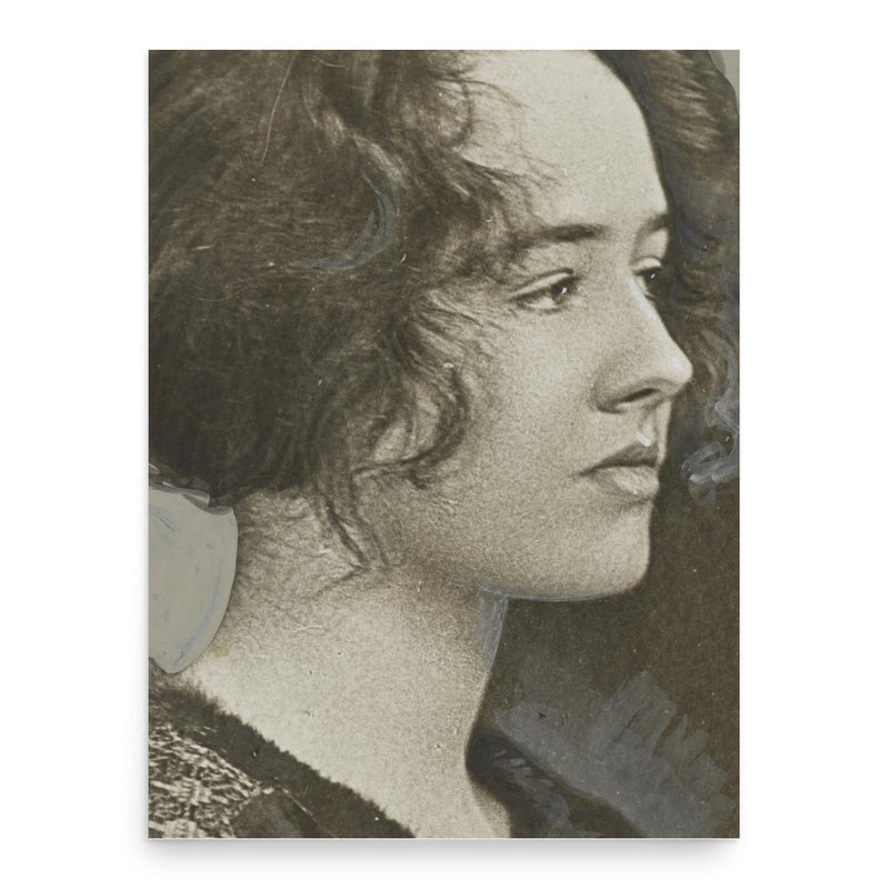 Anne Morrow Lindbergh poster print, in size 18x24 inches.
