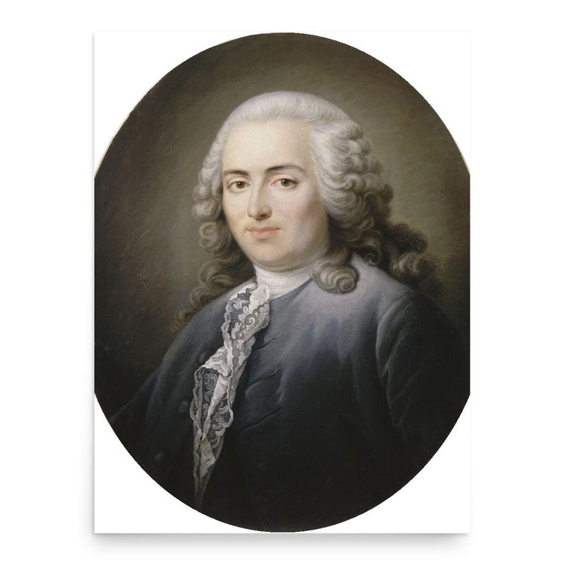 Anne Robert Jacques Turgot poster print, in size 18x24 inches.